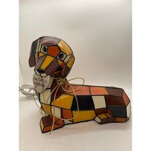 Dachshund  2008 Ashton Drake Galleries Sculptural 9” Lamp